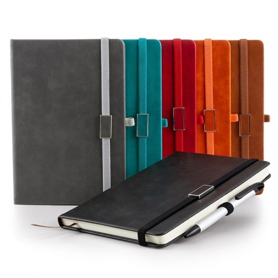 Caderno de anotações com elástico Personalizado Caderno de anotações com elástico Personalizado