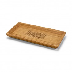 Travessa em bambu indicada para servir alimentos Personalizada