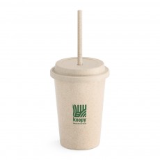 Copo de viagem em fibra de bambu (60%) e PP (40%) 450 mL Personalizado