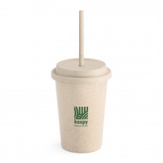 Copo de viagem em fibra de bambu (60%) e PP (40%) 450 mL Personalizado