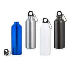 Squeeze em alumínio com mosquetão 800 mL Personalizado