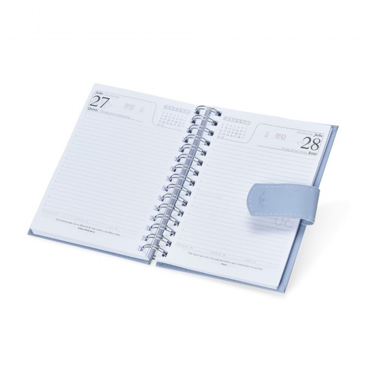 Agenda Diária Wire-o 2024 com Fecho e Suporte pra Caneta Personalizada Agenda Diária Wire-o 2024 com Fecho e Suporte pra Caneta Personalizada