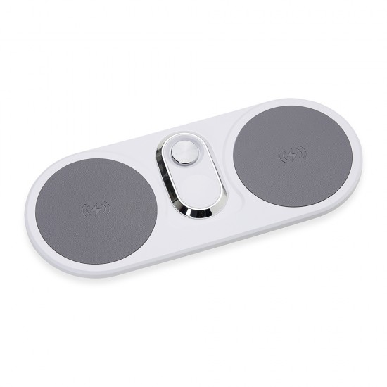 Base de carregamento por indução dual para celulares e Iwatch Base de carregamento por indução dual para celulares e Iwatch
