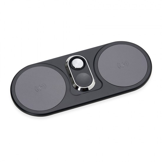 Base de carregamento por indução dual para celulares e Iwatch Base de carregamento por indução dual para celulares e Iwatch