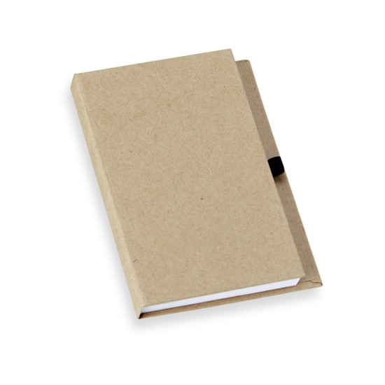 Bloco de Anotações em Kraft com Porta Caneta Bloco de Anotações em Kraft com Porta Caneta