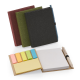 Bloco de anotações com capa dura, sticky notes e miolo sem pauta na cor branca. NÃO ACOMPANHA CANETA. Bloco de anotações com capa dura, sticky notes e miolo sem pauta na cor branca. NÃO ACOMPANHA CANETA.