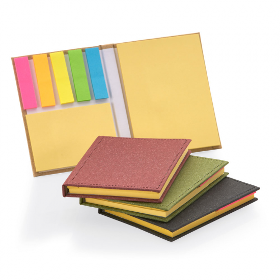 Bloco de anotações com post it Bloco de anotações com post it