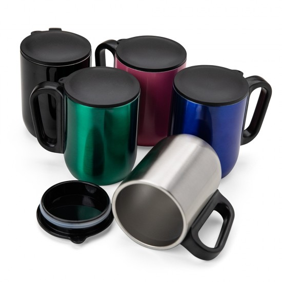 Caneca 250 ml parede dupla em Inox, Caneca 250 ml parede dupla em Inox,