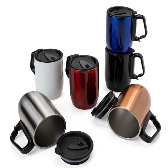 Caneca Inox Parede Dupla 400 ml Caneca Inox Parede Dupla 400 ml
