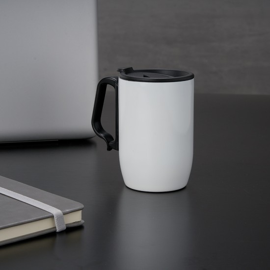 Caneca Inox Parede Dupla 400 ml Caneca Inox Parede Dupla 400 ml