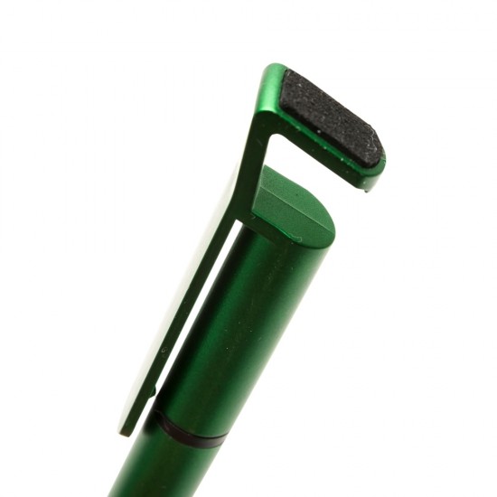 Caneta plástica touch com suporte para celular Caneta plástica touch com suporte para celular