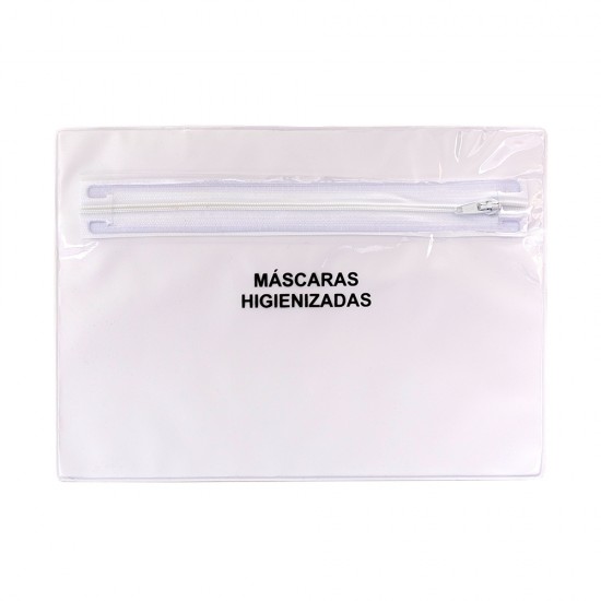 Envelope Plástico Duplo para Máscaras Promocional Envelope Plástico Duplo para Máscaras Promocional