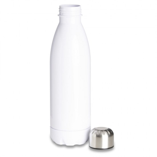 Garrafa Squeeze LEITOSA . AS e aço inox. Capacidade até 700 ml. Garrafa Squeeze LEITOSA . AS e aço inox. Capacidade até 700 ml.
