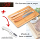 Kit Churrasco com 4 peças e Afiador de facas Kit Churrasco com 4 peças e Afiador de facas