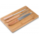 Kit Churrasco com 4 peças e Afiador de facas Kit Churrasco com 4 peças e Afiador de facas