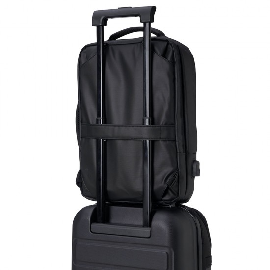 Mochila Couro Sintético USB 17 Litros Mochila Couro Sintético USB 17 Litros