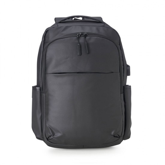 Mochila Couro Sintético USB 20 Litros Mochila Couro Sintético USB 20 Litros