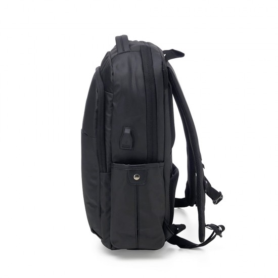 Mochila Couro Sintético USB 20 Litros Mochila Couro Sintético USB 20 Litros