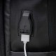 Mochila Couro Sintético USB 20 Litros Mochila Couro Sintético USB 20 Litros