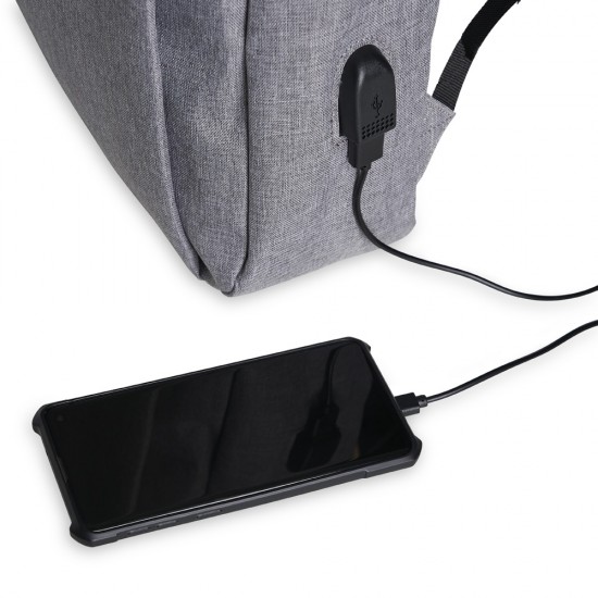 Mochila de Nylon USB 21L Personalizada Mochila de Nylon USB 21L Personalizada