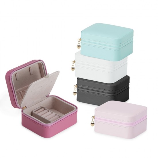 Porta Joias em Couro Sintético Personalizado Porta Joias em Couro Sintético Personalizado