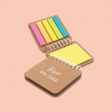 Caderno com capa em papek kraft Personalizado