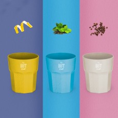 Copo em fibra de arroz (60%) e PP (40%) 400 mL Personalizado