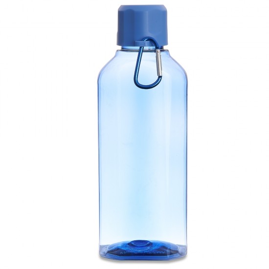 Squeeze plástico 730ml com tampa rosqueável e mosquetão colorido. Squeeze plástico 730ml com tampa rosqueável e mosquetão colorido.