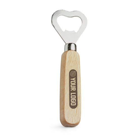 Abridor de Garrafas Metal e Madeira Personalizado Abridor de Garrafas Metal e Madeira Personalizado
