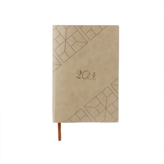 Agenda Couro Sintético 2024 Personalizada com Logo Agenda Couro Sintético 2024 Personalizada com Logo