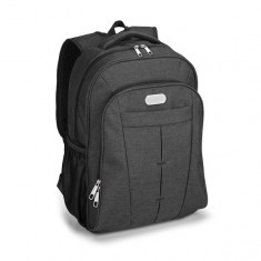 Mochila para notebook 17'' em 600D de alta densidade com compartimento forrado e placa para personalização 24 L Personalizada