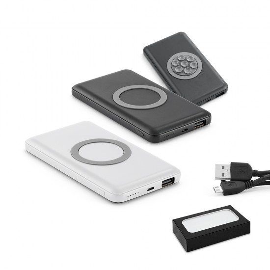 Bateria Portátil e Carregador Wireless 4.000mAh Personalizada Bateria Portátil e Carregador Wireless 4.000mAh Personalizada