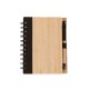 Bloco de Anotações Bambu com Caneta Personalizado Bloco de Anotações Bambu com Caneta Personalizado
