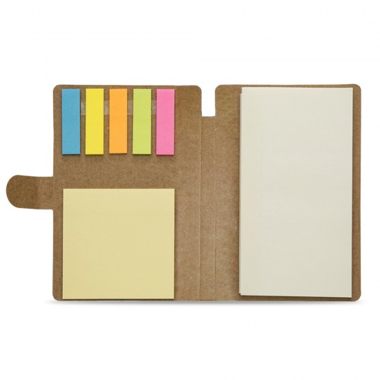 Bloco de Anotações Ecológico com Post It Personalizado Bloco de Anotações Ecológico com Post It Personalizado