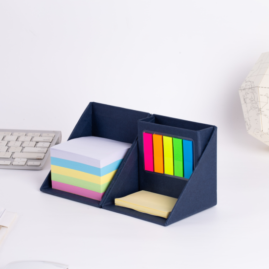 Bloco de anotações formato de cubo em papelão reciclado Personalizado para Brinde Bloco de anotações formato de cubo em papelão reciclado Personalizado para Brinde