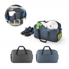 Bolsa esportiva em poliéster reciclado 600D de alta densidade com fundo em placa semi-rígida 31 L Personalizada