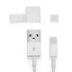 Cabo de Dados Lightning com Logo Cabo de Dados Lightning com Logo