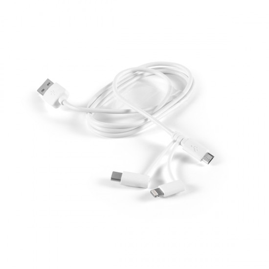Cabo USB 3 em 1 Personalizado Cabo USB 3 em 1 Personalizado