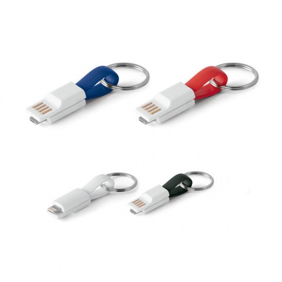 Cabo USB com Conector 2 em 1 Promocional Cabo USB com Conector 2 em 1 Promocional