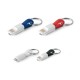 Cabo USB com Conector 2 em 1 Promocional Cabo USB com Conector 2 em 1 Promocional