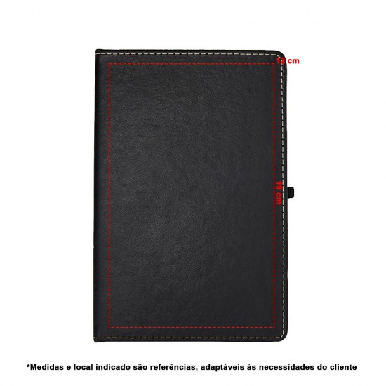 Caderneta em Couro Sintético Personalizada Caderneta em Couro Sintético Personalizada