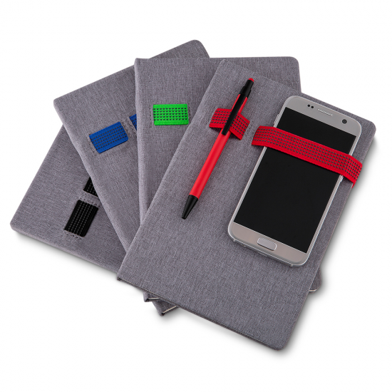Caderno de anotações com elástico Personalizado Caderno de anotações com elástico Personalizado
