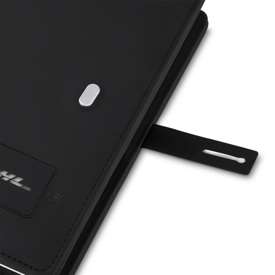 Caderno de Anotações com powerbank 4.000 mAh Personalizado Caderno de Anotações com powerbank 4.000 mAh Personalizado