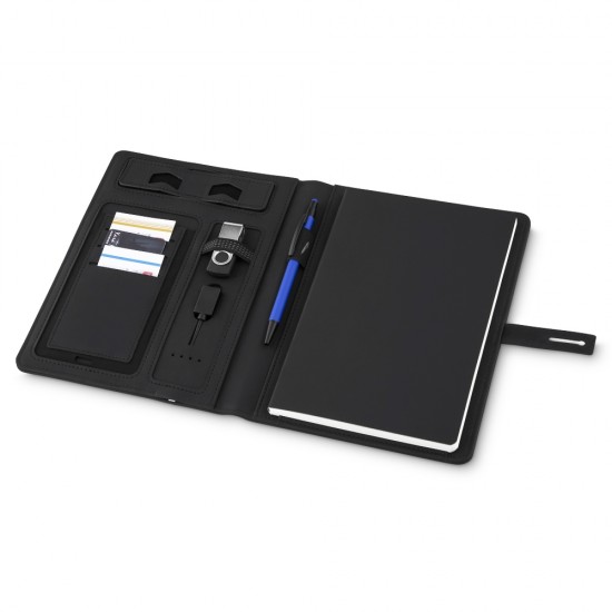Caderno Power Bank com Logo Caderno Power Bank com Logo