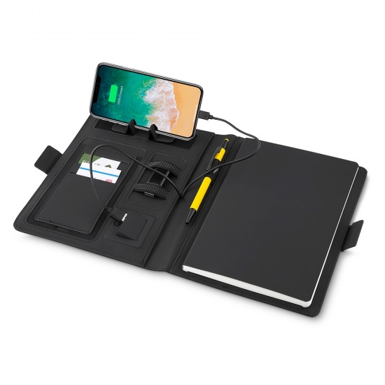 Caderno Power Bank Indução Personalizado Caderno Power Bank Indução Personalizado