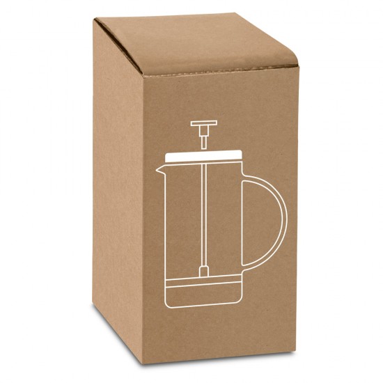 Cafeteira em Vidro e Aço Inox para Brinde Cafeteira em Vidro e Aço Inox para Brinde