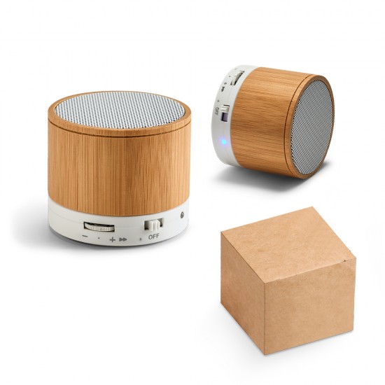 Caixa de Som Bluetooh em Bambu Personalizada Caixa de Som Bluetooh em Bambu Personalizada