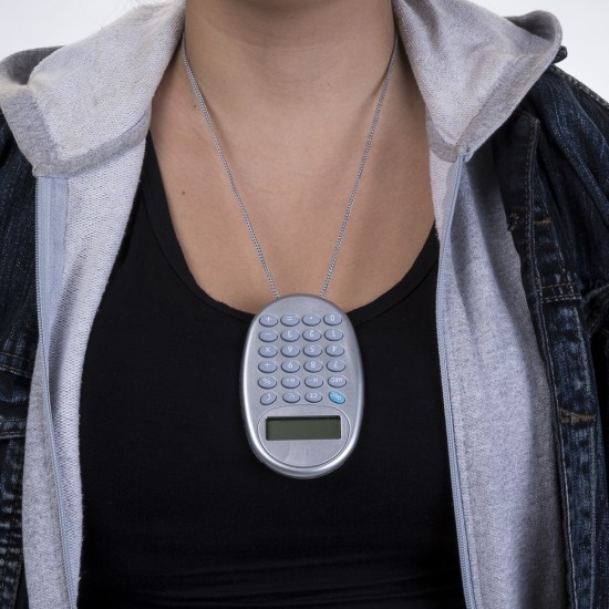 Calculadora Plástica com Cordão Personalizada Calculadora Plástica com Cordão Personalizada