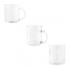 Caneca em vidro para sublimação 350 mL Personalizada