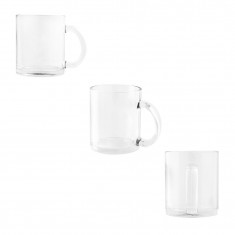 Caneca em vidro para sublimação 350 mL Personalizada